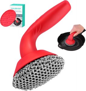 15% Off – HAUSHOF Cast Iron Scrubber (Only $14.44 w/ Coupon)